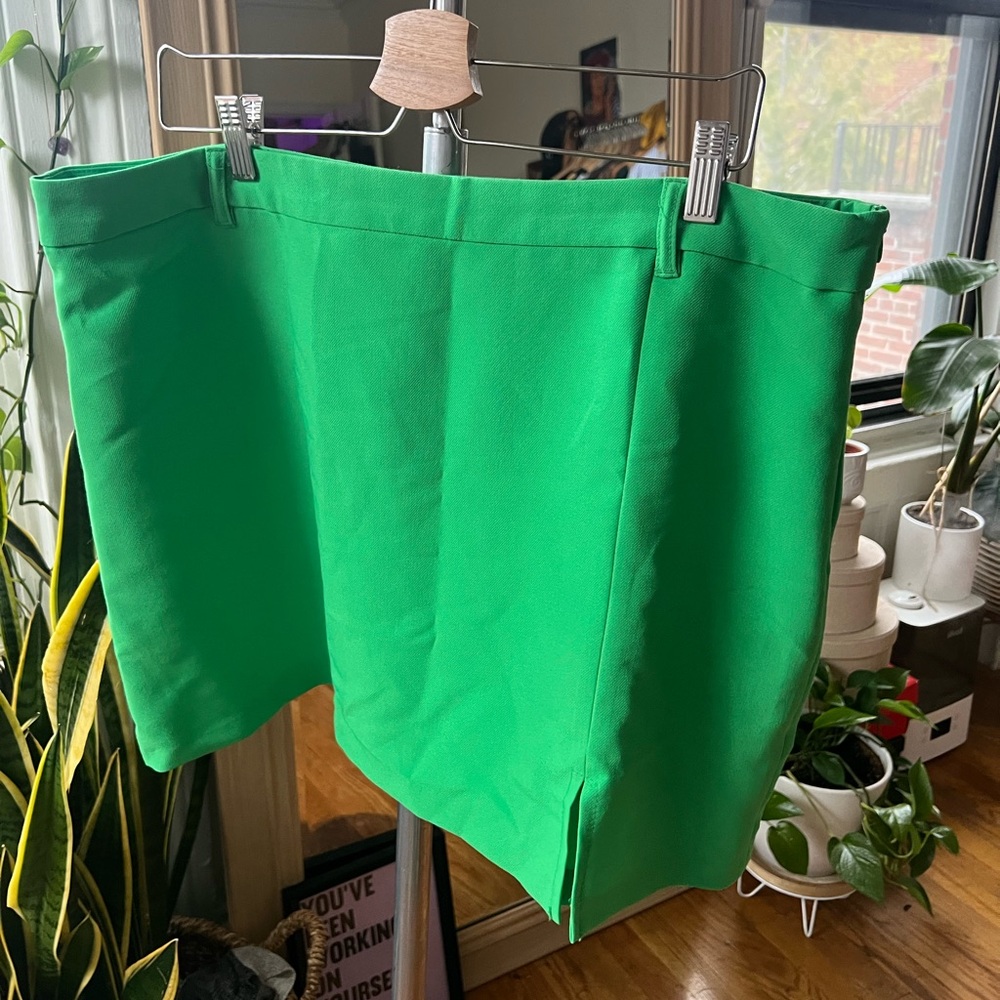 Green Mini Skirt